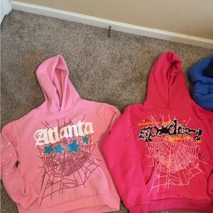 2 Sp5der Hoodies